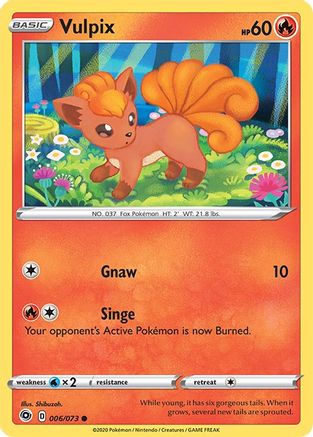 Vulpix 6/73  - Common - Champion's Path