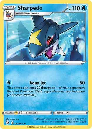 Sharpedo 12/73  - Uncommon - Champion's Path