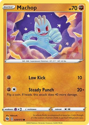 Machop 24/73  - Common - Champion's Path