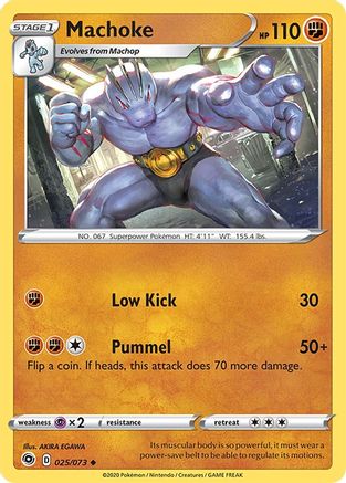 Machoke 25/73  - Uncommon - Champion's Path
