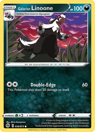 Galarian Linoone 36/73  - Common - Champion's Path