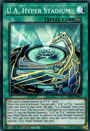 U.A. Hyper Stadium (PHRA-EN061) - Super Rare - 1st Edition - Phantom Rage