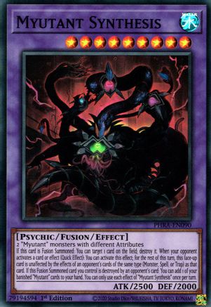 Myutant Synthesis (PHRA-EN090) - Super Rare - 1st Edition - Phantom Rage