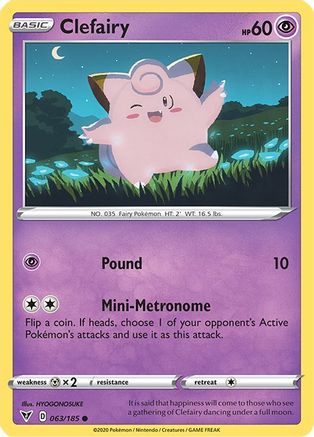 Clefairy 63/185  - Common - SWSH04: Vivid Voltage