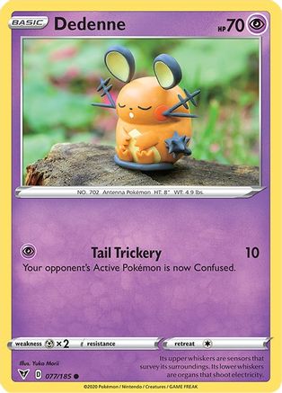 Dedenne 77/185  - Common - SWSH04: Vivid Voltage