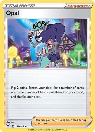 Opal 158/185  - Uncommon - SWSH04: Vivid Voltage