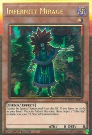 Infernity Mirage (MAGO-EN005) - Premium Gold Rare - Maximum Gold