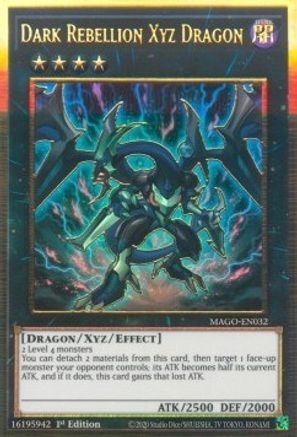 Dark Rebellion Xyz Dragon (MAGO-EN032) - Premium Gold Rare - Maximum Gold