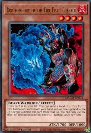 Brotherhood of the Fire Fist - Buffalo (MAGO-EN071) - Rare - Maximum Gold