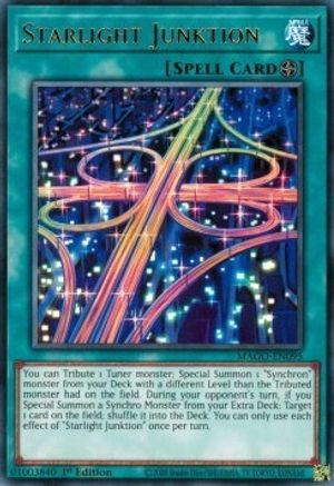Starlight Junktion (MAGO-EN095) - Rare - 1st Edition - Maximum Gold