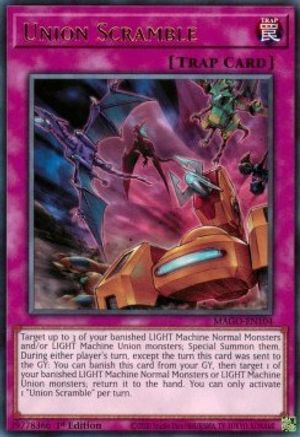 Union Scramble (MAGO-EN104) - Rare - 1st Edition - Maximum Gold