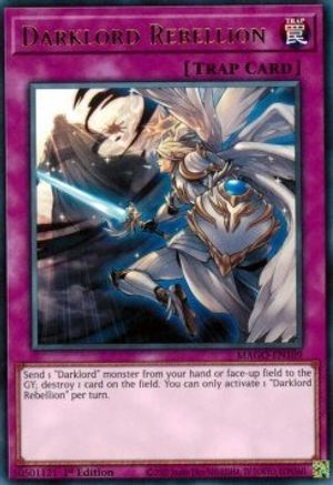 Darklord Rebellion (MAGO-EN109) - Rare - 1st Edition - Maximum Gold