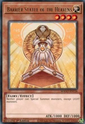 Barrier Statue of the Heavens (MAGO-EN116) - Rare - Maximum Gold