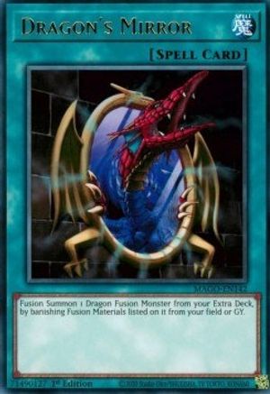 Dragon's Mirror (MAGO-EN142) - Rare - Maximum Gold