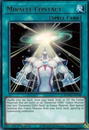 Miracle Contact (MAGO-EN148) - Rare - Maximum Gold