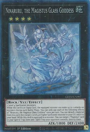Ninaruru, the Magistus Glass Goddess (CR) (GEIM-EN007) - Collector's Rare - Genesis Impact