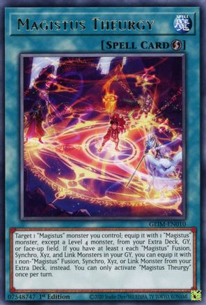 Magistus Theurgy (GEIM-EN010) - Rare - 1st Edition - Genesis Impact