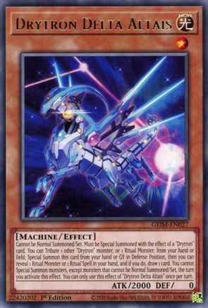 Drytron Delta Altais (GEIM-EN027) - Rare - 1st Edition - Genesis Impact