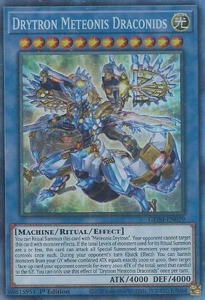 Drytron Meteonis Draconids (CR) (GEIM-EN029) - Collector's Rare - 1st Edition - Genesis Impact