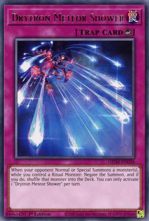 Drytron Meteor Shower (GEIM-EN036) - Rare - 1st Edition - Genesis Impact