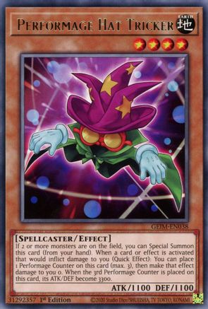 Performage Hat Tricker (GEIM-EN038) - Rare - 1st Edition - Genesis Impact