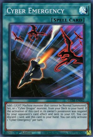 Cyber Emergency (GEIM-EN042) - Super Rare - 1st Edition - Genesis Impact