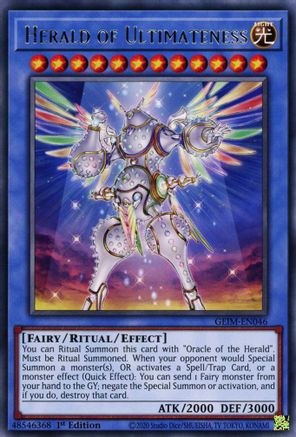 Herald of Ultimateness (GEIM-EN046) - Rare - 1st Edition - Genesis Impact