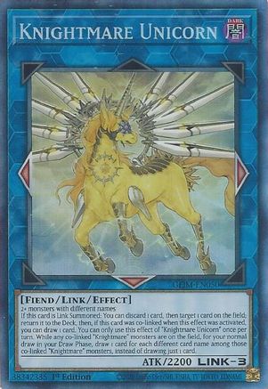 Knightmare Unicorn (CR) (GEIM-EN050) - Collector's Rare - 1st Edition - Genesis Impact