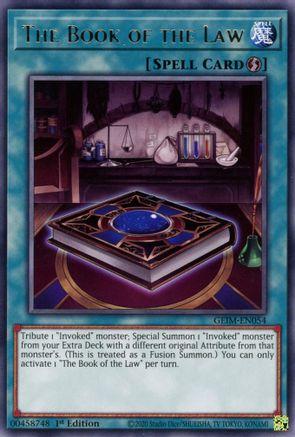 The Book of the Law (GEIM-EN054) - Rare - Genesis Impact