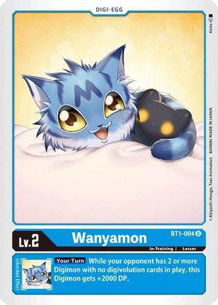 Wanyamon (BT1-004)  Uncommon - Release Special Booster 1.0