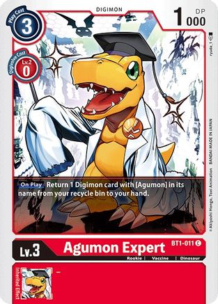 Agumon Expert (BT1-011)  Common - Release Special Booster 1.0