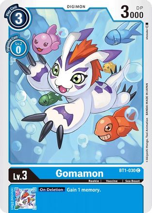 Gomamon - BT1-030 (BT1-030)  Common - Release Special Booster 1.0