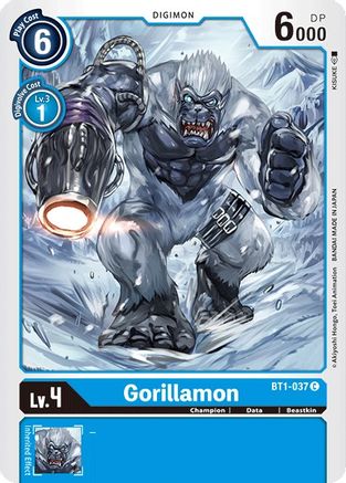 Gorillamon (BT1-037)  Common - Release Special Booster 1.0