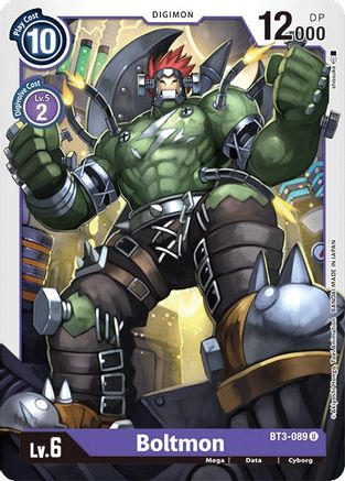 Boltmon (BT3-089)  Uncommon - Release Special Booster 1.0