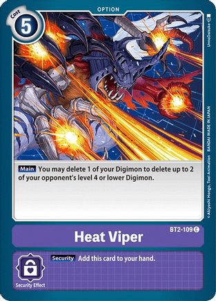 Heat Viper (BT2-109)  Common - Release Special Booster 1.0