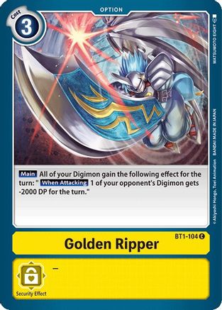 Golden Ripper (BT1-104)  Common - Release Special Booster 1.0