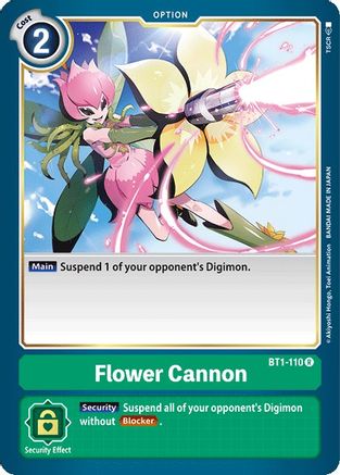 Flower Cannon (BT1-110)  Rare - Release Special Booster 1.0