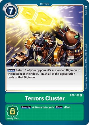 Terrors Cluster (BT2-102)  Rare - Release Special Booster 1.0