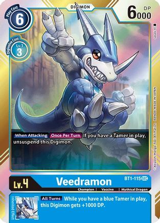Veedramon (Secret Rare) (BT1-115) Foil Secret Rare - Release Special Booster 1.0