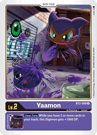 Yaamon (BT2-008)  Rare - Release Special Booster 1.0