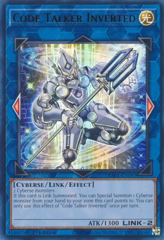 Code Talker Inverted UR RA01-EN045 (25th Anniversary Rarity Collection)  - 1st Edition