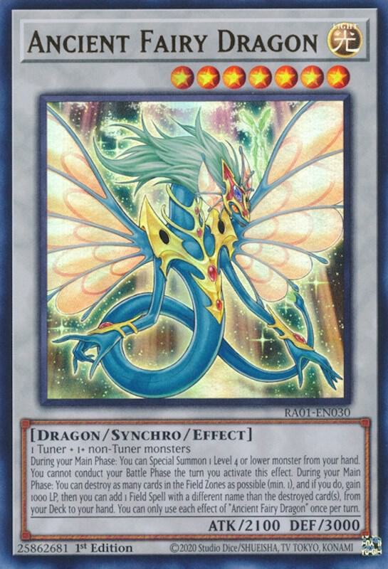 Ancient Fairy Dragon UR RA01-EN030 (25th Anniversary Rarity Collection)  - 1st Edition