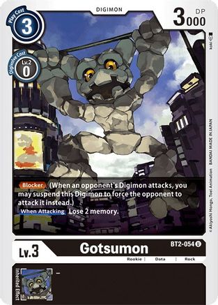 Gotsumon (BT2-054)  Uncommon - Release Special Booster 1.0
