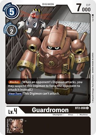 Guardromon (BT2-058)  Common - Release Special Booster 1.0