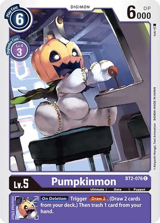 Pumpkinmon (BT2-076)  Common - Release Special Booster 1.0