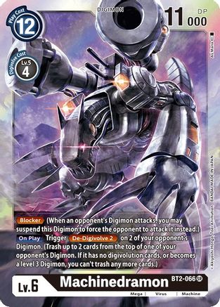 Machinedramon (BT2-066) Foil Super Rare - Release Special Booster 1.0