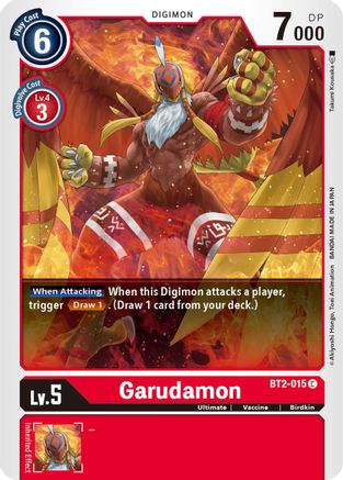 Garudamon - BT2-015 (BT2-015)  Common - Release Special Booster 1.5