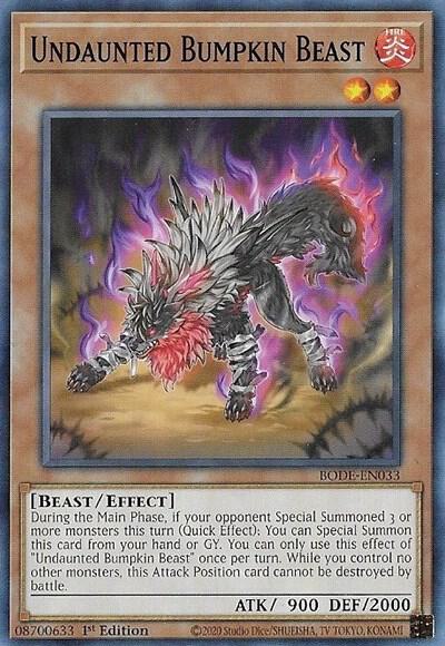 Undaunted Bumpkin Beast BODE-EN033 (Burst of Destiny)  - 1st Edition