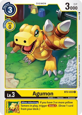 Agumon - BT2-033 (BT2-033)  Common - Release Special Booster 1.5