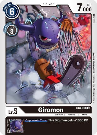 Giromon (BT3-068)  Common - Release Special Booster 1.5